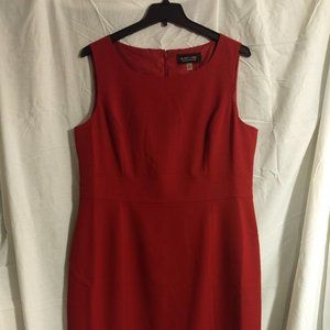 Evan Picone Black Label Sheath Dress, Red, 18